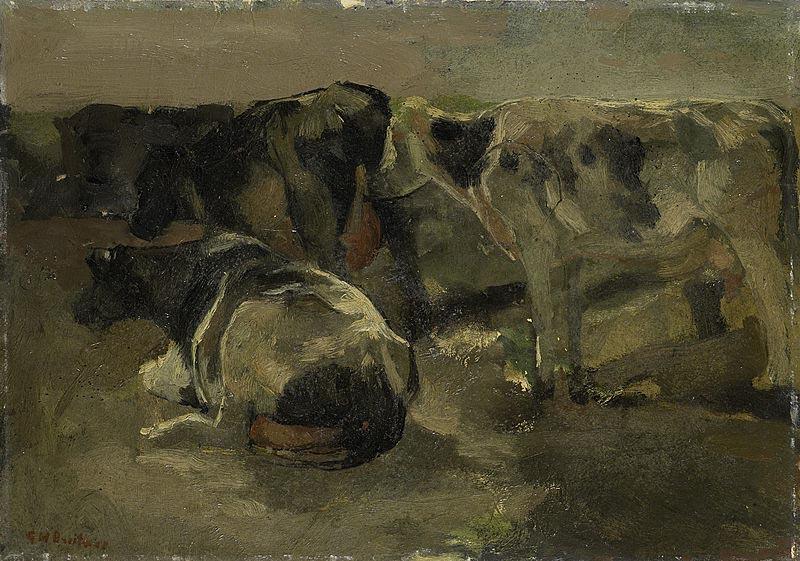 George Hendrik Breitner Four Cows